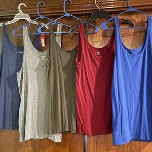 5 Pack XXL Merona Tank Tops